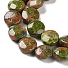 Natural Unakite Beads Strands G-K357-B04-01-4