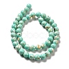 Synthetic Turquoise and Sea Shell Assembled Beads Strands G-D482-01E-08-3