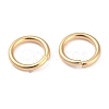 Rack Plating Brass Open Jump Rings X-KK-O139-18G-G-2