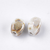 Handmade Porcelain Beads PORC-S498-07G-2
