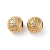 Ion Plating(IP) 304 Stainless Steel Rhinestone European Beads STAS-A092-10P-G-1