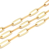 3.28 Feet Ion Plating(IP) 304 Stainless Steel Paperclip Chains X-CHS-O010-03G-2