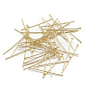 Brass Flat Head Pins X-KK-T032-093G-2