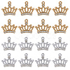 40Pcs 2 Colors Alloy Crystal Rhinestone Pendants FIND-SC0016-45-1
