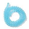 Imitate Austrian Crystal Frosted Glass Beads Strands EGLA-A039-T4mm-MD20-2