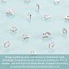 Brass Grade A Rhinestone Spacer Beads RSB071NF-01S-4