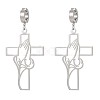 201 Stainless Steel Clip-on Earrings FS-WGD509B-06-1