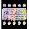 120Pcs 10 Style Transparent Acrylic Beads TACR-PH0001-35-6