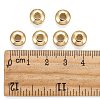 Brass Micro Pave Cubic Zirconia Beads ZIRC-F001-121G-5