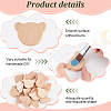 1 Set Unfinished Wooden Chips WOOD-OC0003-98A-4