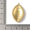 Rack Plating Brass Enamel with Cubic Zirconia Pendant KK-A229-32G-01-3