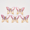 Transparent Acrylic Pendants X-TACR-R140-06F-1