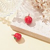 2pcs Brass Enamel Charms KK-YW0001-90-5