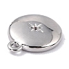 Brass Micro Pave Cubic Zirconia Charms ZIRC-I054-13P-03-2