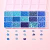 150G 15 Styles Baking Paint Glass Seed Beads SEED-FS0001-31A-9