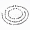 Tarnish Resistant 304 Stainless Steel Jewelry Sets SJEW-F157-12P-1