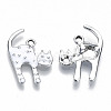 Eco-Friendly Zinc Alloy Pendants FIND-N048-45E-NR-2