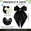 Cloth Big Bowknot Hair Barrettes AJEW-CP0008-41B-02-2