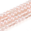 Baking Paint Transparent Glass Beads X1-DGLA-N011-6mm-03-1