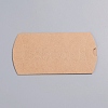 Kraft Paper Pillow Candy Box CON-WH0070-97A-02-2