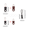 Plastic Zipper Pull Charms FIND-PH0015-73-4