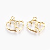 Tibetan Style Alloy Pendants TIBEP-21057-G-NR-2