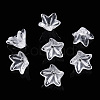 Transparent Glass Beads Caps GLAA-A011-09D-1