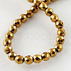 Non-magnetic Synthetic Hematite Beads Strands G-Q890-2mm-3-1