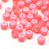 Transparent Stripe Resin Beads RESI-S345-8mm-05-1