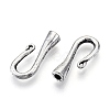 Tibetan Style Alloy S-Hook Clasps PALLOY-R134-03-RS-2