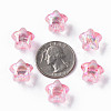 1-Hole Transparent Acrylic Buttons MACR-S373-129-C05-7