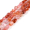 Natural Red Agate Beads Strands G-P497-01B-11-1