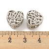 Mother's Day Rack Plating Alloy European Beads FIND-B034-31P-3