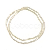 Electroplate Glass Beads Strands EGLA-L044-I-4