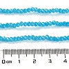 Baking Paint Imitation Jade Glass Bead Strands X-DGLA-A034-J2MM-A13-2
