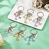 Giraffe Alloy Enamel Keychain KEYC-YW00169-01-4