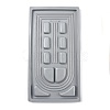 Plastic Necklace Design Board with Flocking TOOL-H001-1-2