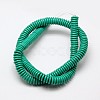 Imitation Amber Resin Heishi Beads Strands RESI-A009G-6mm-07-2