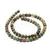 Natural Rhyolite Jasper Beads Strands G-F674-03AB-6mm-2