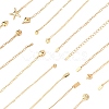 304 Stainless Steel Coffee Bean Link Chain Bracelets BJEW-D359-14A-G-6