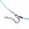 Waxed Cord Necklace Making NCOR-T001-M-3