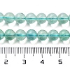 Natural Blue Fluorite Beads Strands G-E112-6mm-2-3