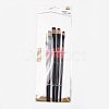 Wooden Paint Brushes Pens Sets AJEW-L074-03-4