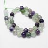 Natural Fluorite Bead Strands G-D840-56-6mm-AB-2