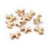 Brass Puppy Charms X-KK-Q735-314G-1