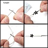 Star PVC Plastic Cord Lock for Mouth Cover KY-D013-02A-6