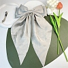 Solid Color Long Bowknot Satin Hair Barrettes PW-WGAD6A6-07-1