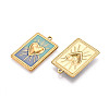 Ion Plating(IP) 304 Stainless Steel Pendants X-STAS-N107-05B-G-2