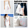 2Pcs Flower Polyester with Plastic Pearl Embroidery Sew on Cloth Patches PATC-HY0002-03C-5