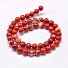 Natural Red Jasper Beads Strands G-F348-02-4mm-2